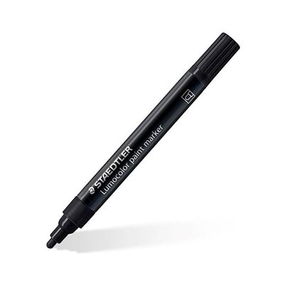 Staedtler - Lumocolor paint marker ronde punt zwart