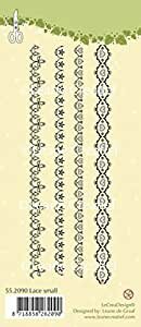 leane lecreadesign clearstempel 55.2090 Lace Small (Border klein) ca. 1,5 cm x 16,6 cm