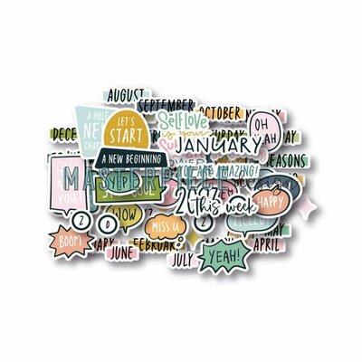 Masterpiece Die-cuts 365 days tekst MP202083 (02-23)