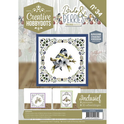 CH10034 Creative Hobbydots 34 - Precious Marieke - Birds and Berries