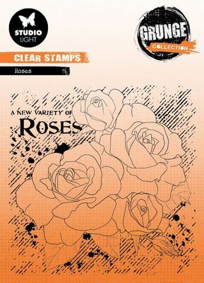 Studio Light Clear Stamp Grunge Collection nr.401 SL-GR-STAMP401 122x122mm (03-23)