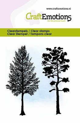 CraftEmotions clearstamps 6x7cm - Bomen (03-23)