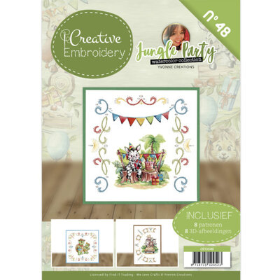 CB10048 Creative Embroidery 48 - Yvonne Creations - Jungle Party