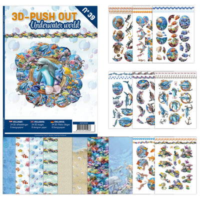 3DPO10039 3D Push Out book 39 - Underwater World