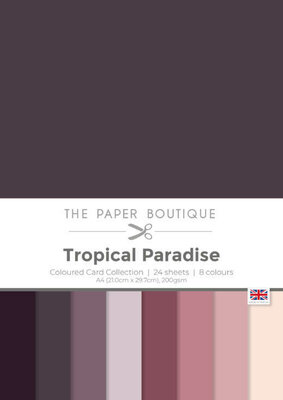 PB2023 The Paper Boutique Tropical Paradise Colour Card Collection