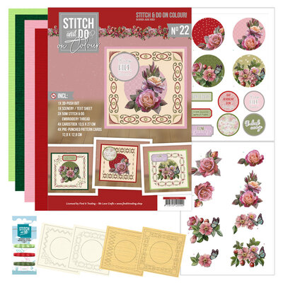 Stitch and Do on Colour 22 - Amy Design - Roses Are Red