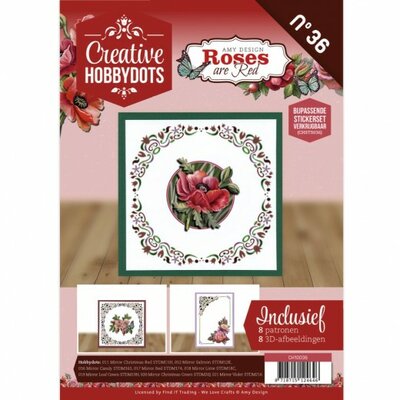 CH10036 Creative Hobbydots 36 - Amy Design - Roses Are Red