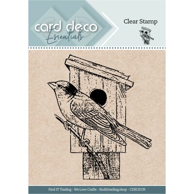 CDECS139 Birdhouse - Clear Stamp - Card Deco Essentials