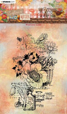 Studio Light Clear Stamp Sunflower Kisses nr.438 SL-SK-STAMP438 86x134mm (04-23)