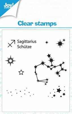 Joy! Crafts Clearstamp 7x7 cm  - Sagittarius - Boogschutter KreativDsein Design (04-23)