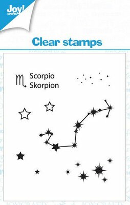 Joy! Crafts Clearstamp 7x7 cm  - Scorpio - Schorpioen KreativDsein Design (04-23)