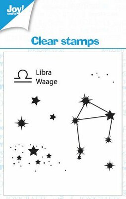 Joy! Crafts Clearstamp 7x7 cm  - Libra - Weegschaal KreativDsein Design (04-23)