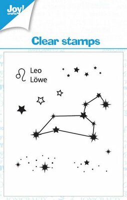 Joy! Crafts Clearstamp 7x7 cm  - Leo - Leeuw KreativDsein Design (04-23)