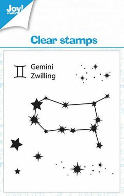 Joy! Crafts Clearstamp 7x7 cm  - Gemini - Tweeling KreativDsein Design (04-23)
