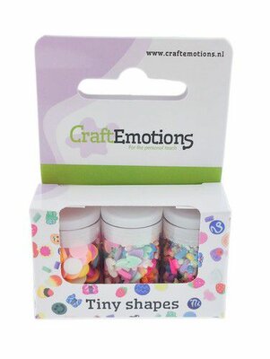 CraftEmotions Tiny Shapes - 3 tubes - Basics (04-23)