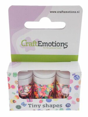 CraftEmotions Tiny Shapes - 3 tubes - various shapes 3 (04-23)