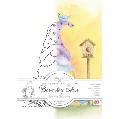 PB1802 The Paper Boutique Spring Gnomes Colour Me Toppers
