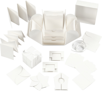 Explosion Box 12x12 cm Off-white