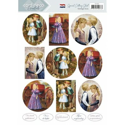 CD11993 Special Cutting Sheet - Card Deco Essentials - Vintage Kids - NL