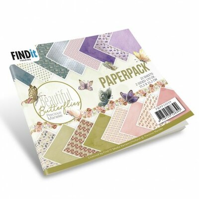 PMPP10039 Paperpack - Precious Marieke - Beautiful Butterflies