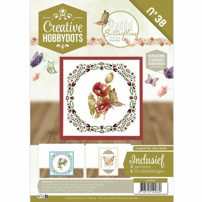 CH10038 Creative Hobbydots 38 - Precious Marieke - Beautiful Butterfly