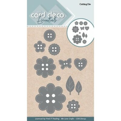 CDECD0132 Card Deco Essentials - Cutting Dies - Buttons