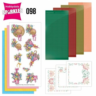 Sparkles Set 98 - Yvonne Creations - Umbrella and Flowers