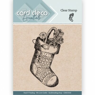 CDECS143 Card Deco Essentials - Clear Stamp - Stocking