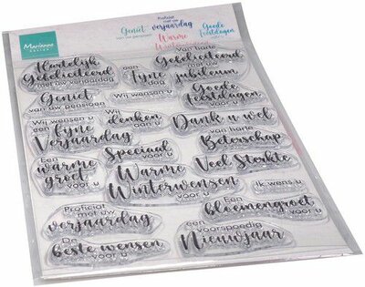 Marianne D Clear Stamps Wensen voor u (NL) CS1141 20 pcs, 110150mm, NL/Dutch (07-23)