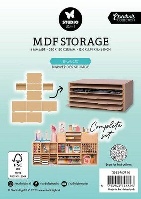 Studio Light MDF Storage Essentials Tools nr.16 SL-ES-MDF16 330x130mm (07-23)