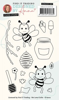 DBACS10004 Designed by Anna - Mix and Match Clear Stamps - Barbara Bee