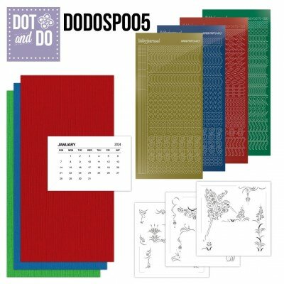 DODOSP005 Dot and Do Special Calander set 5 - Graphic Birds
