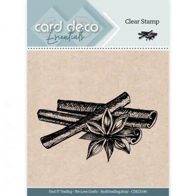 CDECS146 Card Deco Essentials Clear Stamps - Cinnamon