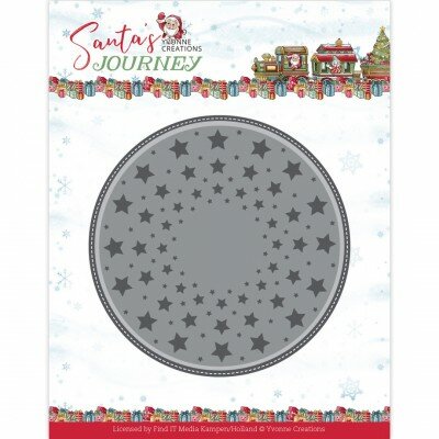 YCD10330 Dies - Yvonne Creations Santa's Journey - Santa's Circle