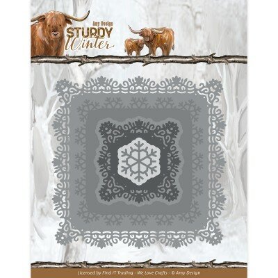 ADD10306 Dies - Amy Design Sturdy Winter - Winter Square