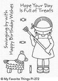 My Favorite Things Pure Innocence Birthday Pinata Clear Stamps (PI-272)