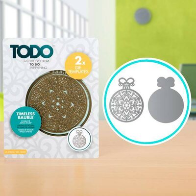 TODO Die Template Set Timeless Bauble (370366)