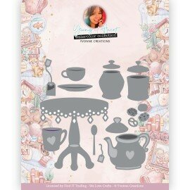 YCD10342 Dies - Yvonne Creations - Young at Heart - Tea Time
