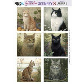 BBSC10012 Push-Out Scenery - Berries Beauties - Cats Square
