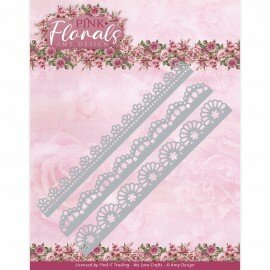 ADD10312 Dies - Amy Design - Pink Florals - Floral Border