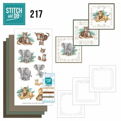 STDO217 Stitch and Do 217 - Yvonne Creations - Young and Wild