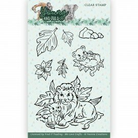 YCCS10079 Clear Stamps - Yvonne Creations - Young and Wild - Lion