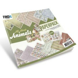PMPP10042 Paperpack - Precious Marieke - All About Animals - Design