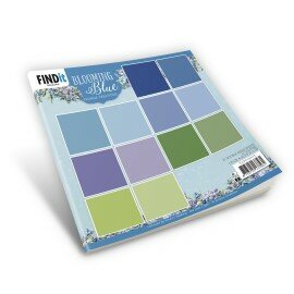 YCPP10072 Paperpack - Yvonne Creations - Blooming Blue - Solid Colours