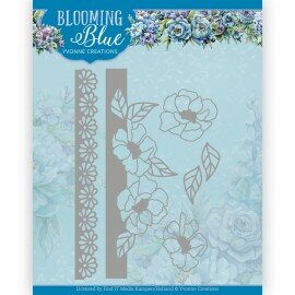 YCD10349 Dies - Yvonne Creations - Blooming Blue - Blooming Borders