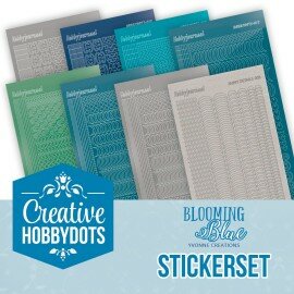 CHSTS048 Stickerset Creative Hobbydots 48 - Blooming Blue