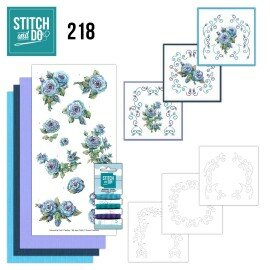 STDO218 Stitch and Do 218 - Yvonne Creations - Blooming Blue