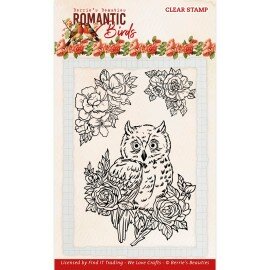 BBCS10008 Clear Stamps - Berries Beauties - Romantic Birds - Owl