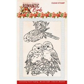 BBCS10007 Clear Stamps - Berries Beauties - Romantic Birds - Parrots