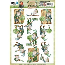 SB10923 3D Push Out - Yvonne Creations - Great Gnomes - Garden Gnomes